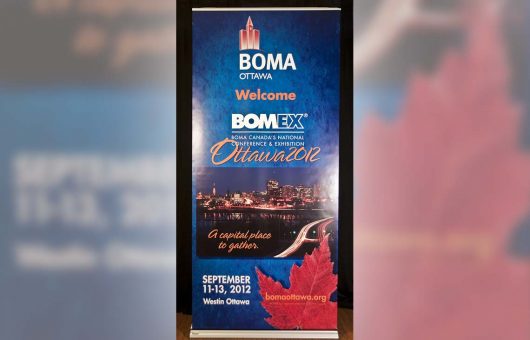 Ottawa Toronto signs | Banner Stand | Miller McConnell Signs